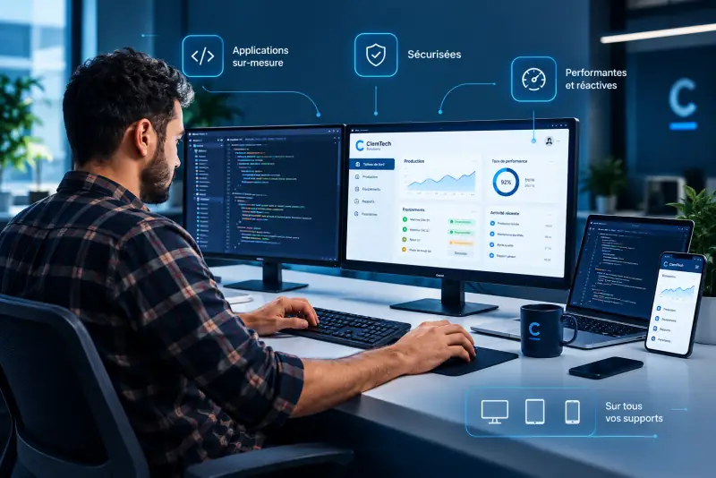 Développement de logiciel métier sur-mesure pour l'industrie